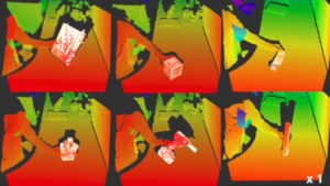 Depth-based Object Tracking Using a Robust Gaussian Filter