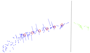 3-D Object Reconstruction of Symmetric Objects by Fusing Visual and Tactile Sensing